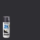 Rust-Oleum Ptouch 2X + Spray Paint Satin Canyon Black: Oil-Based, Interior/Exterior, Wood & Metal, Fast-Drying