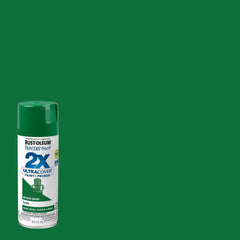 Rust-Oleum Ptouch 2X + Spray Paint Gloss Meadow Green: Oil-Based for Wood & Metal, Interior/Exterior, 12 oz