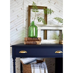 Rust-Oleum 2pk Milk Paint Navy: Interior Water-Based Paint & Primer for Wood, 275 sq ft Coverage, Quick Drying