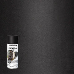 Rust-Oleum 11oz Imagine Chalkboard Spray Paint Black: Interior Use, Oil Base, Drywall & Wood, 20 sq ft Coverage