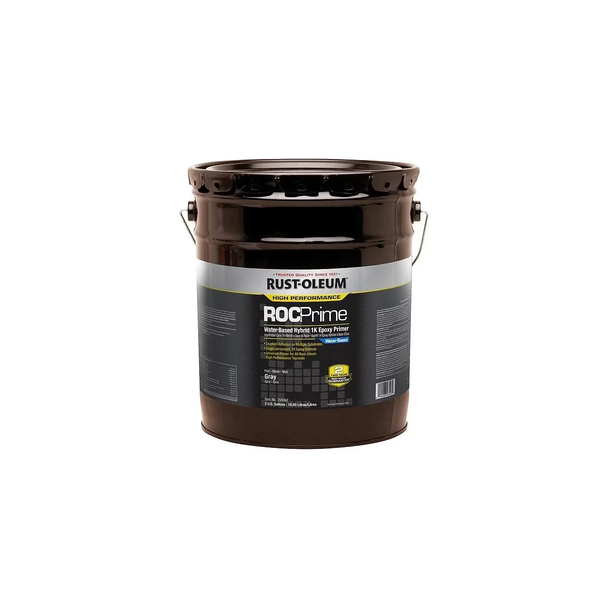 Rust-Oleum  Gray, Flat, 5 gal. 358062